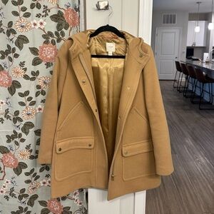 J.Crew Wool Camel Coat